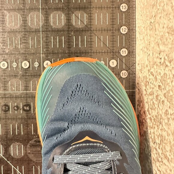 Hoka One One Torrent 2 Women Size 7 1110497-RTCN Real Teal Cantaloupe Shoes - Picture 11 of 11